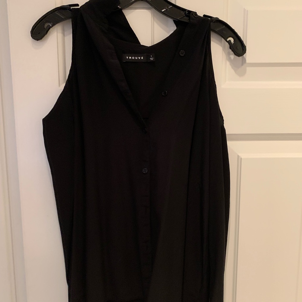 Trounce shoulderless button down